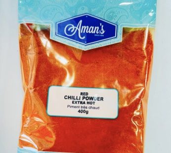 Aman Red Chilli Pwd Ex Hot 400g