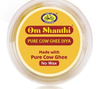 OM SHANTI COW GHEE DIYA 30 PC PACK
