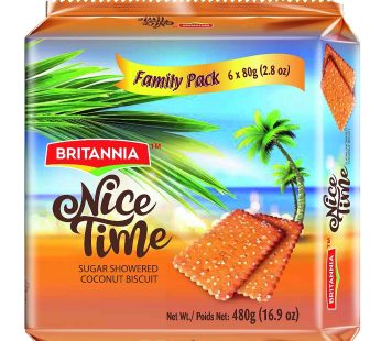 BRITANNIA NICE TIME COCONUT BISCUITS 480G