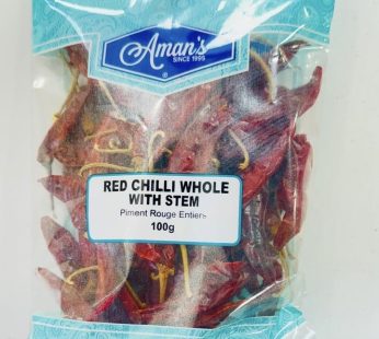 Aman Red Chilli Whole 100G