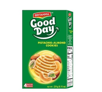 BRITANNIA GOOD DAY BISCUITS PISTACHIO 231G