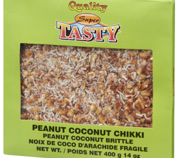 QUALITY PEANUT COCONUT CHIKKI 400G