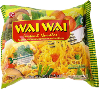 WAI WAI VEGETABLE NOODLES 75GMS