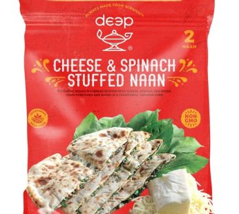DEEP CHEESE SPINACH NAAN