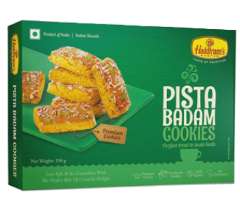 HALDIRAM PISTA BADAM COOKIES 250G