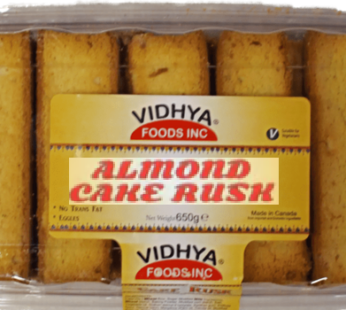 VIDYA ALMOND CAKE RUSK 650G