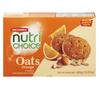 BRITANNIA NUTRI CHOICE OATS ORANGE 450G