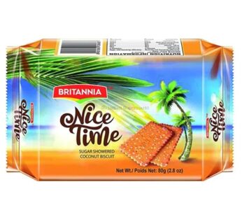 BRITANNIA NICE TIME COCONUT BISCUITS 80G
