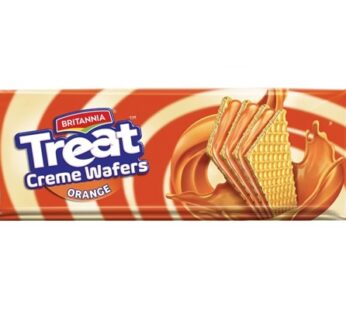 BRITANNIA TREAT CREME WAFERS ORANGE