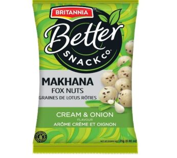 BRITANNIA MAKHANA CREAM & ONION 25G