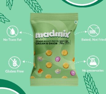 MADMIX MILLET PUFFS CREAM N ONION