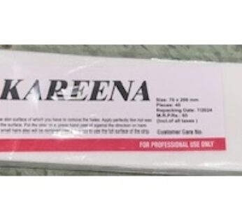 KAREENA WAX STRIPS 40PC