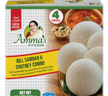 AMMA’S IDLI SAMBHAR AND CHUTNEY COMBO 4PCS