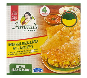 AMMA’S ONION RAVA MASALA DOSA