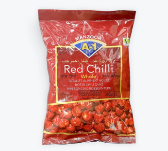 A1 RED CHILLI WHOLE 200G ROUND SHAPED