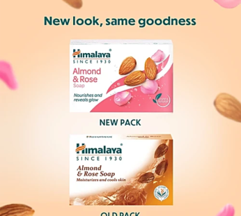 HIMALAYA ALMOND ROSE SOAP BAR