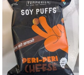 YUMMCHIES SOY PUFFS PERI-PERI CHEESE 50GMS