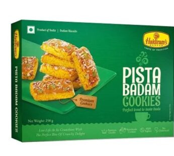 HALDIRAMS PISTA BADAM COOKIES 250GMS
