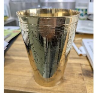 INDIAN ROOTS BRASS GLASS 16