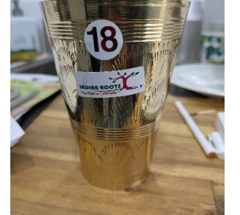INDIAN ROOTS BRASS GLASS 18