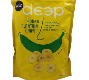 DEEP ROUND PLANTAIN CHIPS ORIGINAL 340GMS