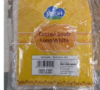 MEGH POOJA WHITE COTTON BAATI LONG