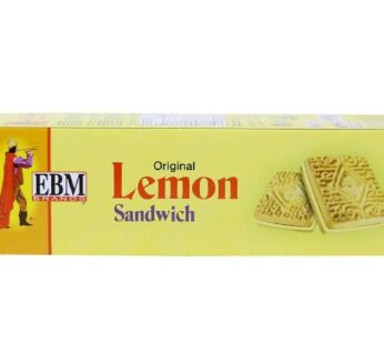EBM LEMON SANDWICH BISCUITS 128GMS