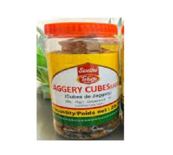 TELUGU SWETHA JAGGERY CUBES IN JAR 2LB