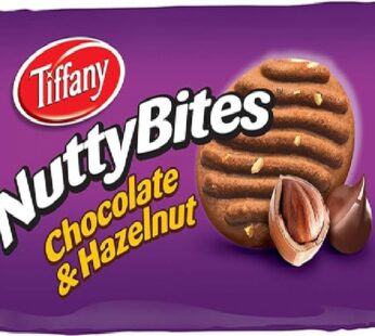 TIFFANY NUTTYBITES CHOCOLATE & HAZELNUT 72G