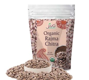 JIVA ORGANICS RAJMA CHITRA 2LB