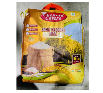 CHENNAI CATERS SONA MASOORI RICE 20LB