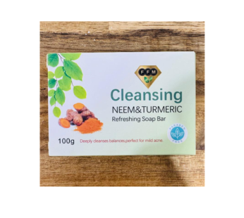 CLEANSING NEEM & TURMERIC SOAP 100G