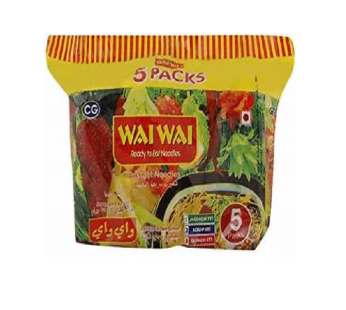 WAI WAI CHICKEN NOODLES 5 IN 1 PACK