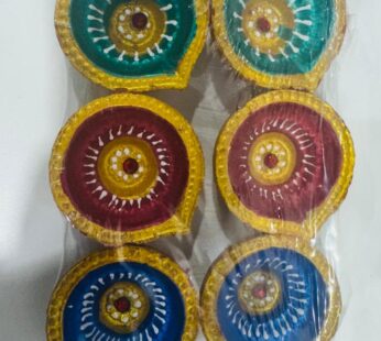 DIWALI CLAY DIYA 6 PCS PACK