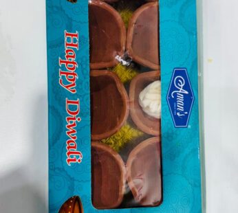 AMAN CLAY DIYA 10 PCS PACK WITH BATTI