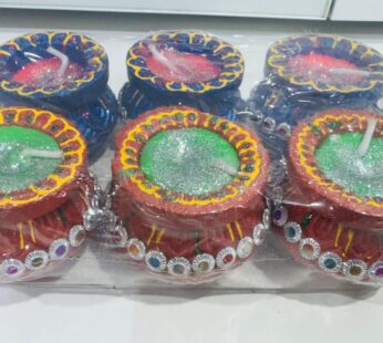 DIWALI MATKI DIYA WITH WAX 6PCS