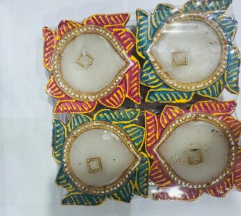 DIWALI DIYA 4PCS WITH WAX