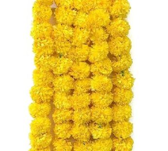 DIWALI YELLOW MARIGOLD ARTIFICIAL 5FT PER PIECE