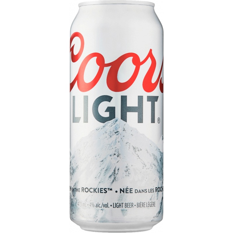 Coors Light – Lager Beer (473 ml Can) 4%ALC./VOL