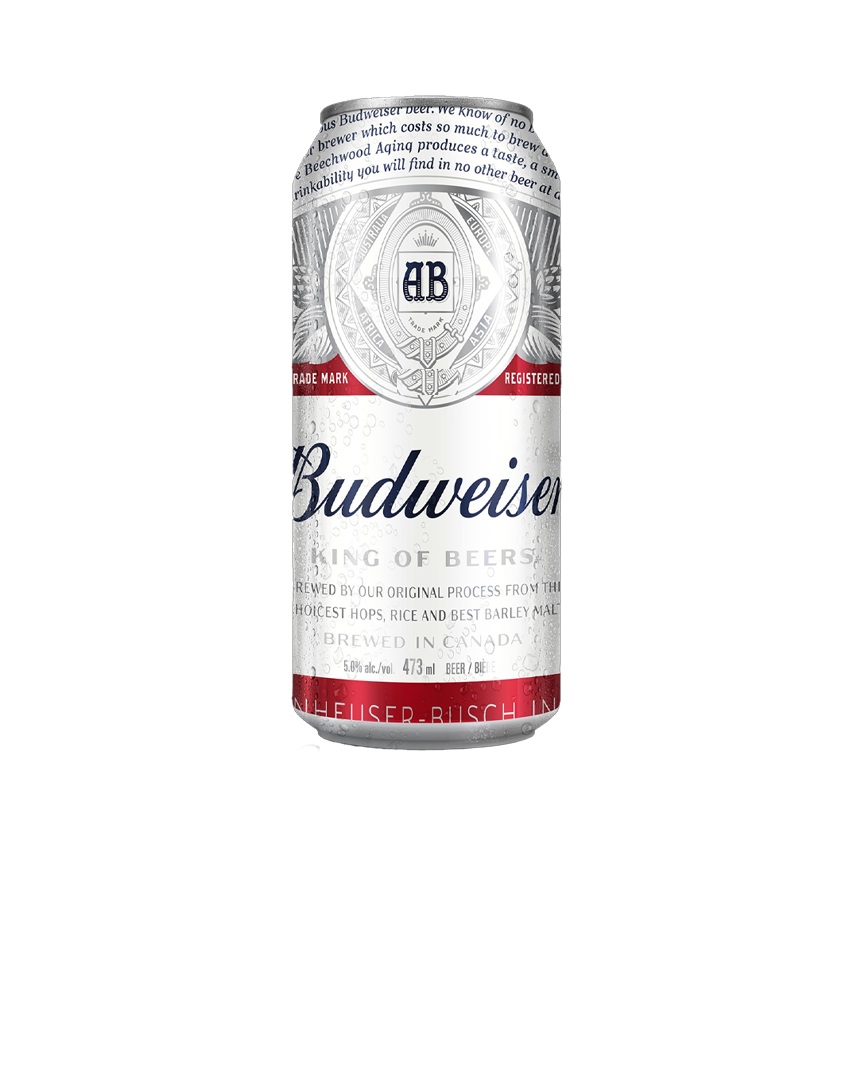 Budweiser – Lager Beer (473 ml Can) 5.0% alc./vol.