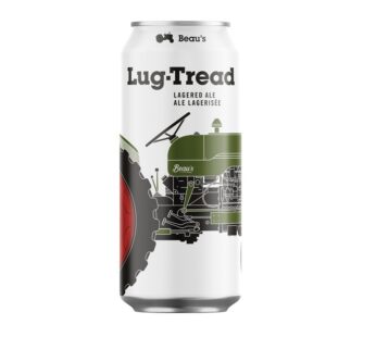 Beau’s – Lug Tread Lagered Ale Beer (473 ml Can) 5.2% ALC./VOL.