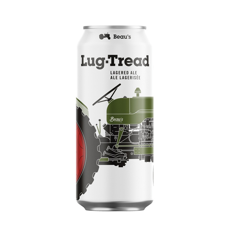 Beau’s – Lug Tread Lagered Ale Beer (473 ml Can) 5.2% ALC./VOL.