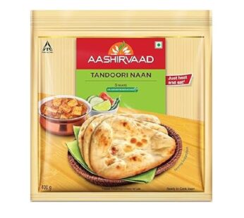 AASHIRVAAD GARLIC CORIANDER NAAN 5PCS