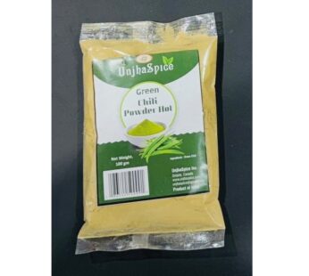 UNJHA GREEN CHILLI POWDER HOT 100G