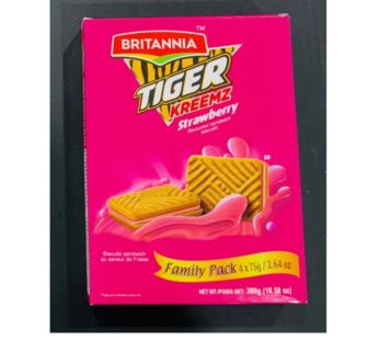 BRITANNIA TIGER KREEMZ STRAWBERRY 300G