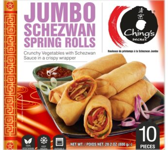CHINGS JUMBO SCHEZWAN SPRING ROLLS 10PC