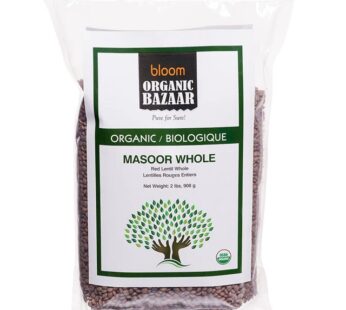 Bloom Organic Masoor Whole 2lb
