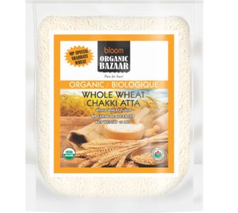 Bloom Organic Whole Wheat Chakki Atta 10lb