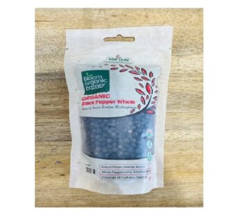BLOOM ORGANIC BLACK PEPPER WHOLE 100G