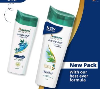 FREE- HIMALAYA ANTI DANDRUFF TEA TREE SHAMPOO 340ML 2 PACK(180ML FREE)